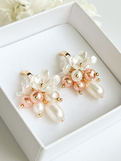 Sorella rose peach korvakorut 