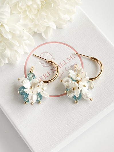Evelyn Aqua korvakorut 