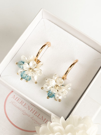 Evelyn Aqua korvakorut 
