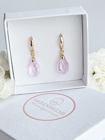 Silvia Pink kristallihelmi korvakorut