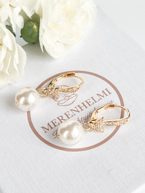 Lucia Pearl korvakorut krisrallihelmillä 