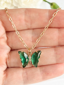 Perhonen - kaulakoru.