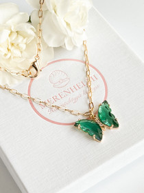 Perhonen - kaulakoru.