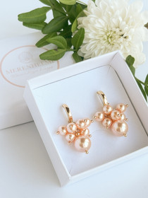 Lunette - Rose Peach korvakorut 