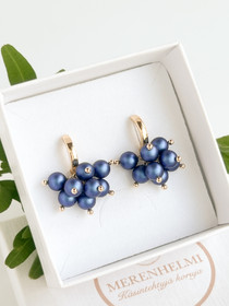 Pearly - Midnight Blue korvakorut 