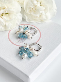 Anya Silver Aqua korvakorut