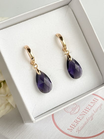 Silvia Violet kristallihelmi korvakorut