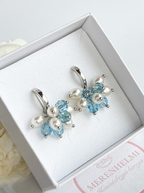 Anya Silver Aqua korvakorut