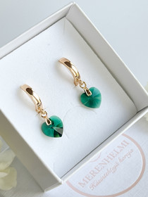 Evely Emerald kristallihelmi korvakorut