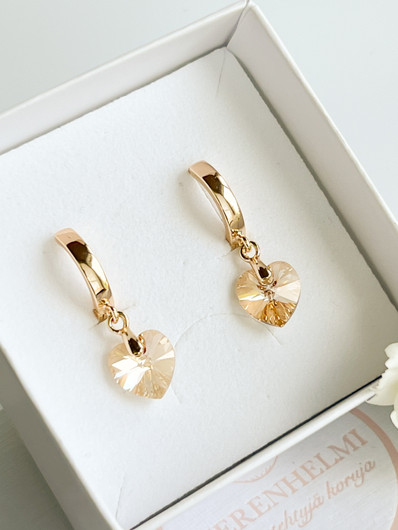 Evely Gold kristallihelmi korvakorut