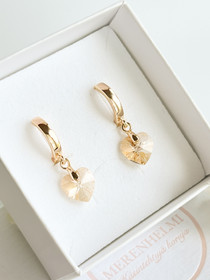 Evely Gold kristallihelmi korvakorut