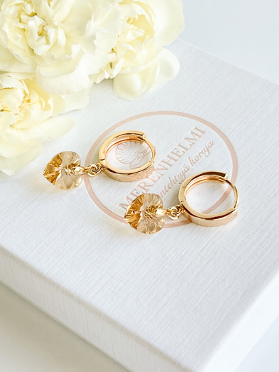Evely Gold kristallihelmi korvakorut