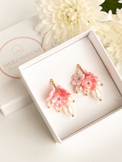 Elara Gold  Rose korvakorut
