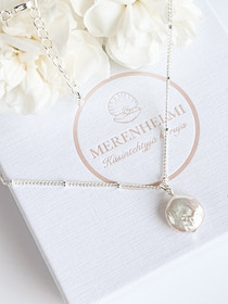 Keshihelmi silver kaulakoru