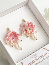 Elara Gold  Rose korvakorut