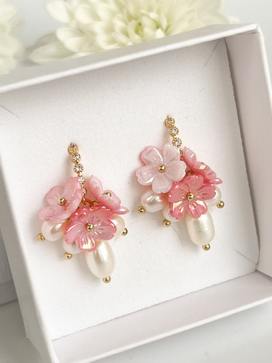 Elara Gold  Rose korvakorut