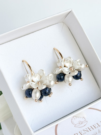 Fiore - Night Blue korvakorut 
