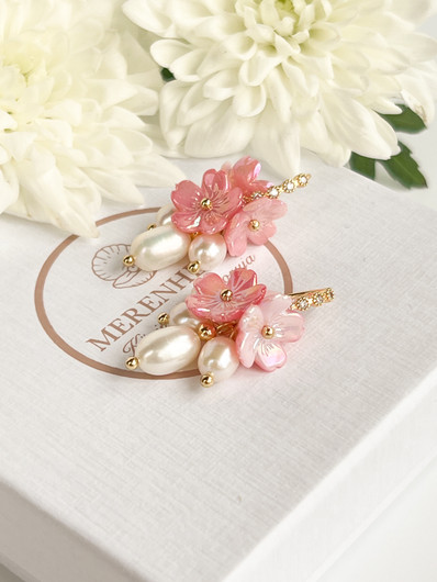 Elara Gold  Rose korvakorut