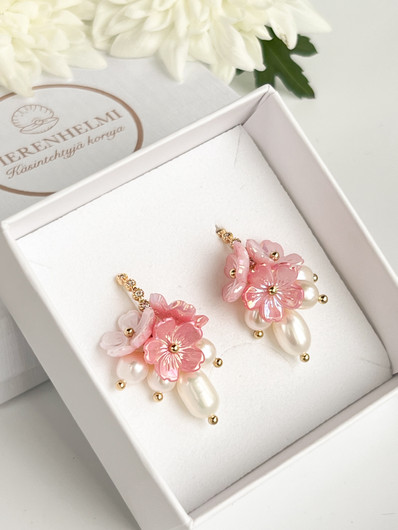 Elara Gold  Rose korvakorut