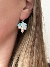 Elara Aqua korvakorut 