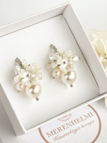 Jade silver korvakorut