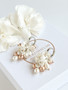 Emily - Rose Gold/ silver korvakorut 