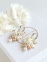 Emily - Rose Gold/ silver korvakorut 