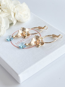 Rosalie kristallihelmi korvakorut