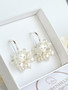 Evelyn silver korvakorut 