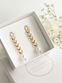  Meryl korvakorut makeanveden helmillä