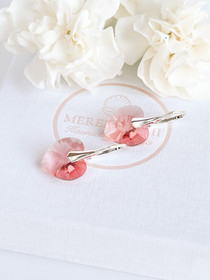 Nora Rose korvakorut kristallihelmillä 