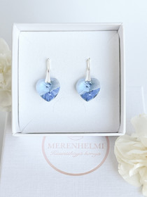 Nora Aqua korvakorut kristallihelmillä 