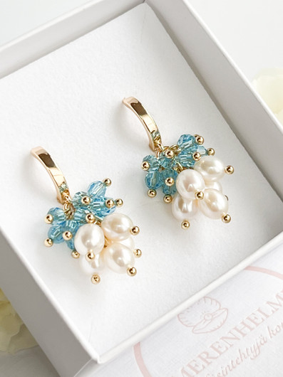 Dhalia Aqua korvakorut