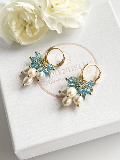 Dhalia Aqua korvakorut