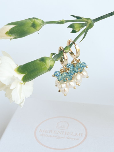 Dhalia Aqua korvakorut