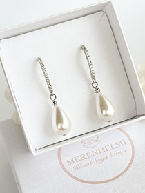 Pisara silver zirconia korvakorut