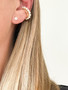 Ear cuff korvakoru helmiäishelmillä