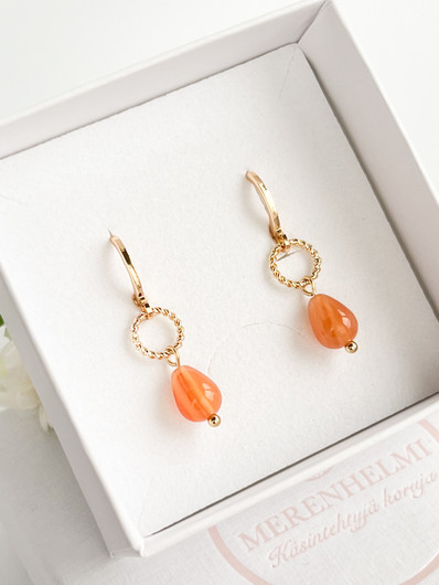 Alina akaatti korvakorut