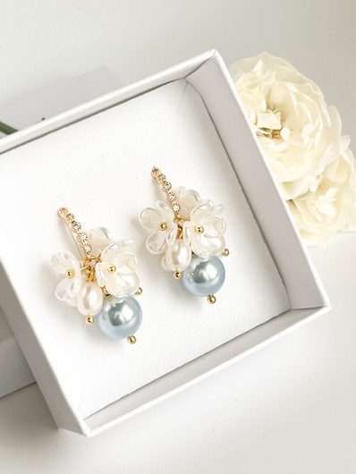 Jade Blue korvakorut 