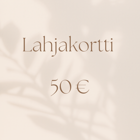 Digitaalinen lahjakortti 50€