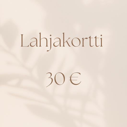 Digitaalinen lahjakortti 30€