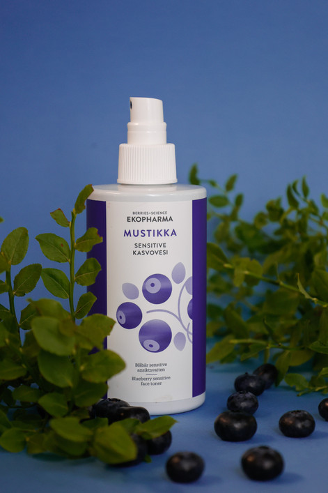 Mustikka sensitive kasvovesi 100ml