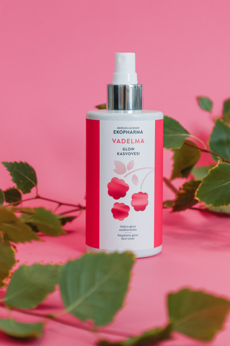 Vadelma glow kasvovesi 100ml