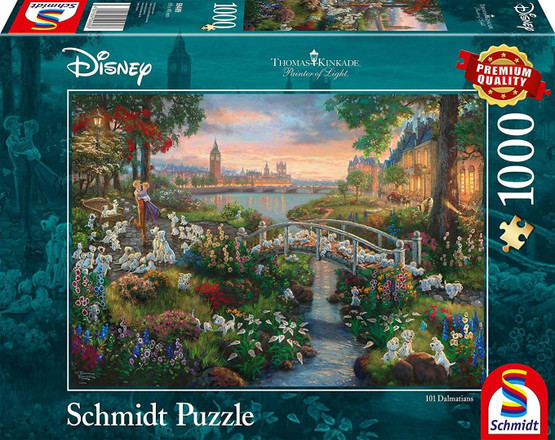 Thomas Kinkade: 101 Dalmatians, 1000 palaa
