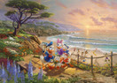 Thomas Kinkade: Donald and Daisy A Duck Day Afternoon, 1000 palaa