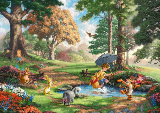 Thomas Kinkade: Winnie The Pooh, 1000 palaa