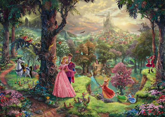 Thomas Kinkade:  Disney, The Sleeping Beauty, 1000 palaa
