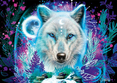 Sheena Pike: Neon Arctic Wolf, 1000 palaa