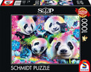 Sheena Pike: Neon Flower Pandas, 1000 palaa