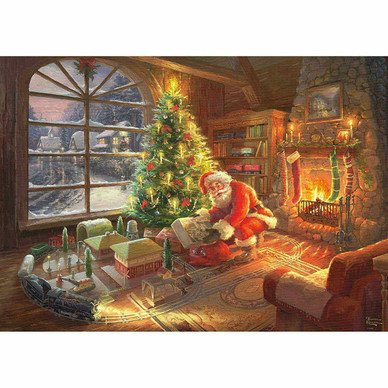 Thomas Kinkade: Santa Claus is here! Limited Edition, 1000 palaa